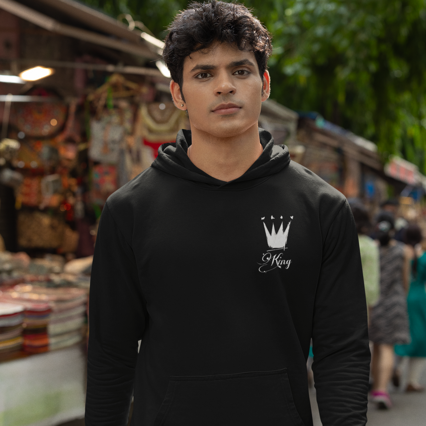 King Unisex Kapuzenpullover Hoodie