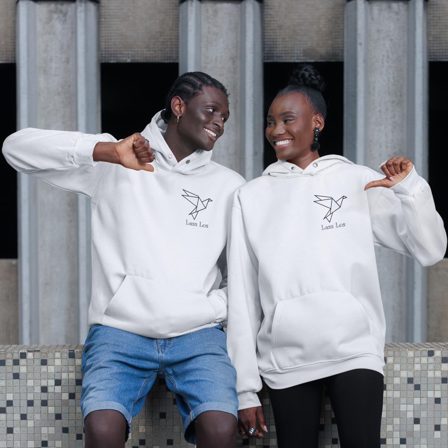 Lass Los Unisex Kapuzenpullover Hoodie