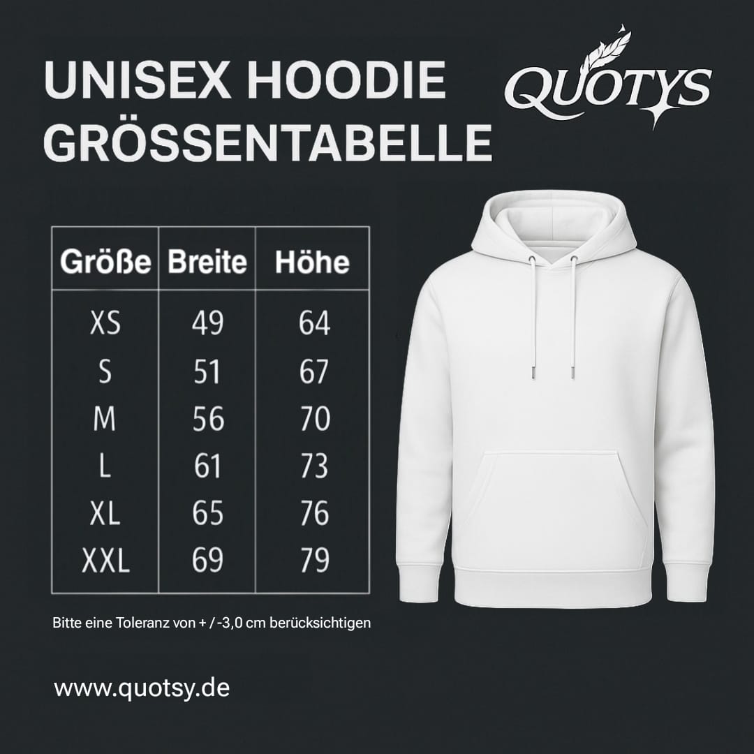 1% Besser als gestern Unisex Hoodie